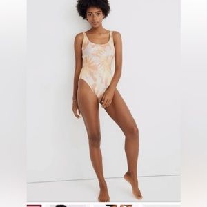 Madewell Tie Dye One Piece Swimsuit